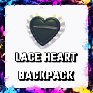 LACE HEART BACKPACK ADOPT ME