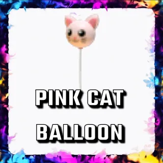 PINK CAT BALLOON ADOPT ME