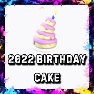 2022 BIRTHDAY CAKE ADOPT ME