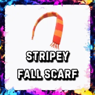STRIPEY FALL SCARF ADOPT ME