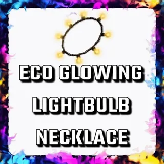 ECO GLOWING LIGHTBULB NECKLACE 