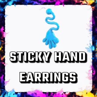 STICKY HAND EARRINGS ADOPT ME