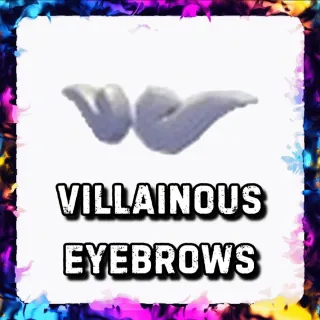 VILLAINOUS EYEBROWS ADOPT ME