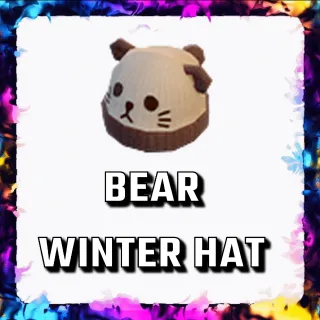 BEAR WINTER HAT ADOPT ME