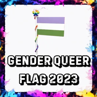GENDER QUEER FLAG 2023 ADOPT ME