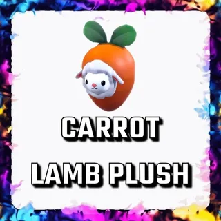 CARROT LAMB PLUSH ADOPT ME