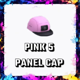 PINK 5 PANEL CAP ADOPT ME