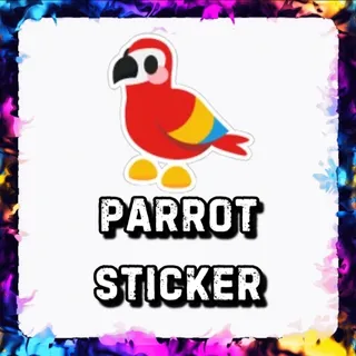 PARROT STICKER ADOPT ME