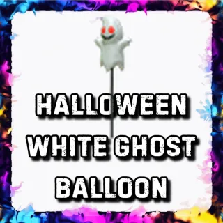 HALLOWEEN WHITE GHOST BALLOON