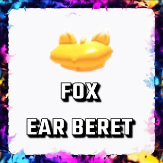 FOX EAR BERET ADOPT ME