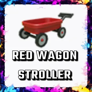 RED WAGON STROLLER ADOPT ME