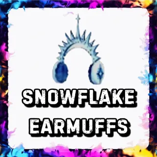 SNOWFLAKE EARMUFFS ADOPT ME