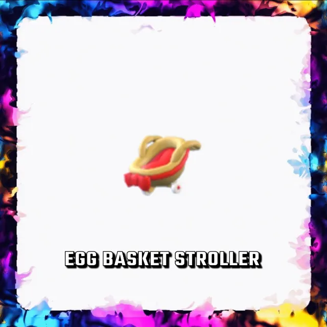 EGG BASKET STROLLER ADOPT ME Roblox Game Items Gameflip