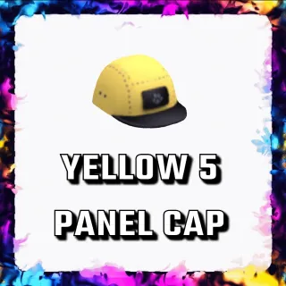 YELLOW 5 PANEL CAP ADOPT ME