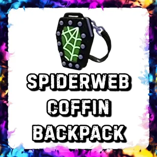 SPIDERWEB COFFIN BACKPACK ADOPT ME