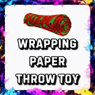 WRAPPING PAPER THROW TOY ADOPT ME