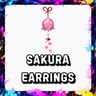 SAKURA EARRINGS ADOPT ME