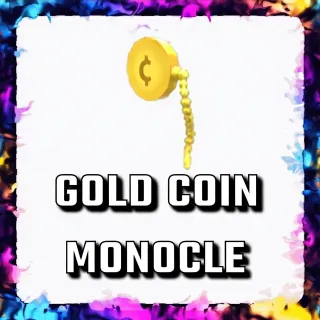 GOLD COIN MONOCLE ADOPT ME