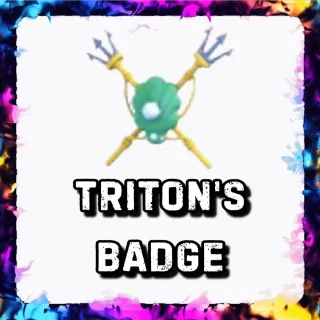 TRITON’S BADGE ADOPT ME