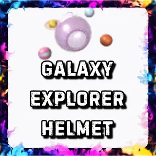 GALAXY EXPLORER HELMET ADOPT ME