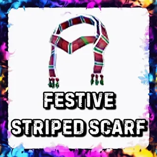 FESTIVE STRIPED SCARF ADOPT ME