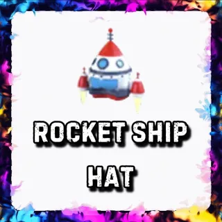 ROCKET SHIP HAT ADOPT ME