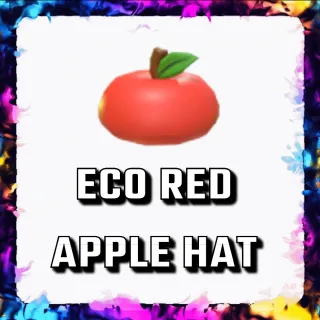 ECO RED APPLE HAT ADOPT ME