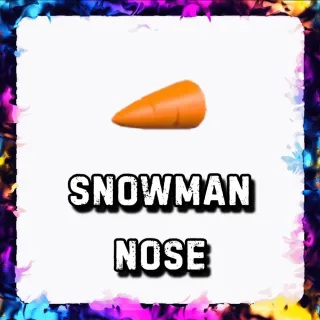 SNOWMAN NOSE ADOPT ME