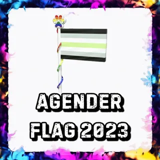 AGENDER FLAG 2023 ADOPT ME