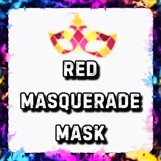 RED MASQUERADE MASK ADOPT ME