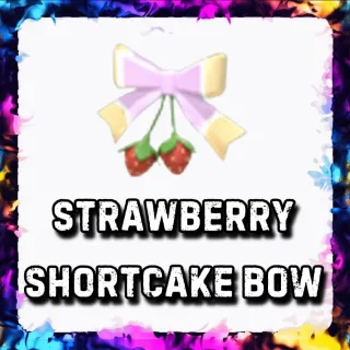 STRAWBERRY SHORTCAKE BOW ADOPT ME