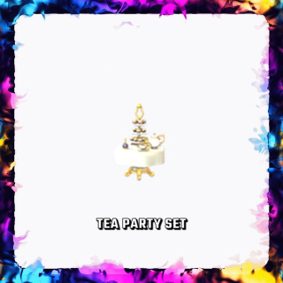 TEA PARTY SET ADOPT ME - Game Items - Gameflip