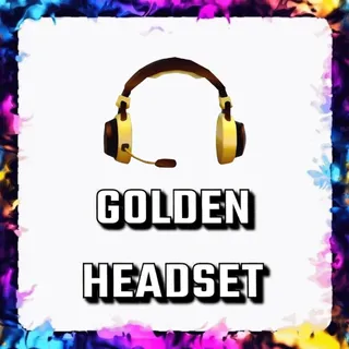 GOLDEN HEADSET ADOPT ME