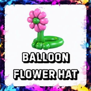 BALLOON FLOWER HAT ADOPT ME