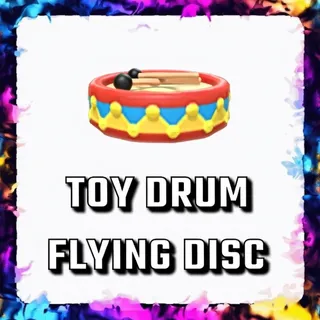 TOY DRUM FLYING DISC ADOPT ME