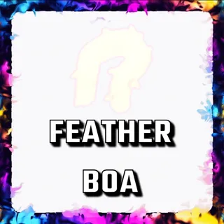 FEATHER BOA ADOPT ME