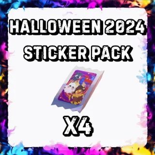 HALLOWEEN 2024 STICKER PACK x4 ADOPT ME