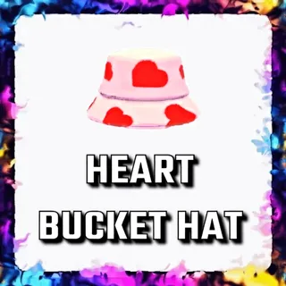 HEART BUCKET HAT ADOPT ME