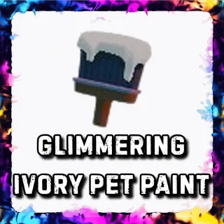 GLIMMERING IVORY PET PAINT ADOPT ME