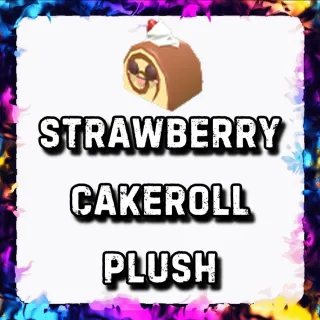 STRAWBERRY CAKEROLL PLUSH ADOPT ME