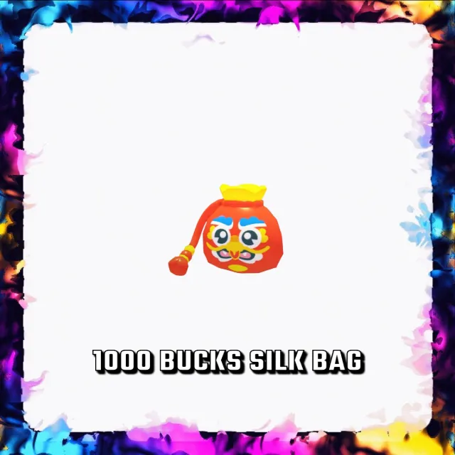 1000 BUCKS SILK BAG ADOPT ME - Adopt Me Game Items - Gameflip