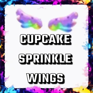 CUPCAKE SPRINKLE WINGS ADOPT ME