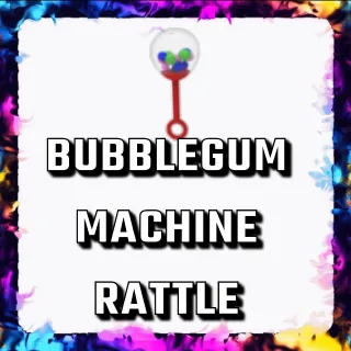 BUBBLEGUM MACHINE RATTLE ADOPT ME