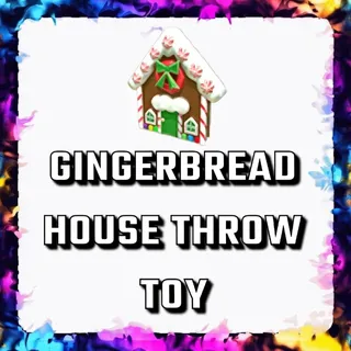 GINGERBREAD HOUSE THROW TOY ADOPT ME