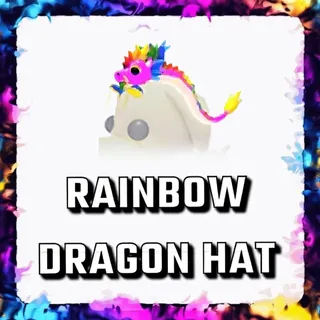 RAINBOW DRAGON HAT ADOPT ME