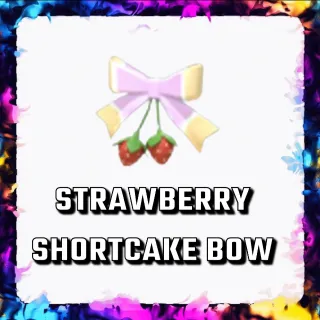 STRAWBERRY SHORTCAKE BOW ADOPT ME