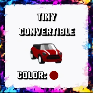 TINY CONVERTIBLE ADOPT ME