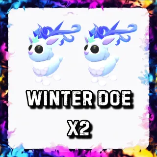 WINTER DOE x2 ADOPT ME