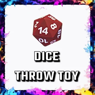 DICE THROW TOY ADOPT ME