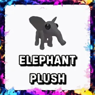 ELEPHANT PLUSH ADOPT ME
